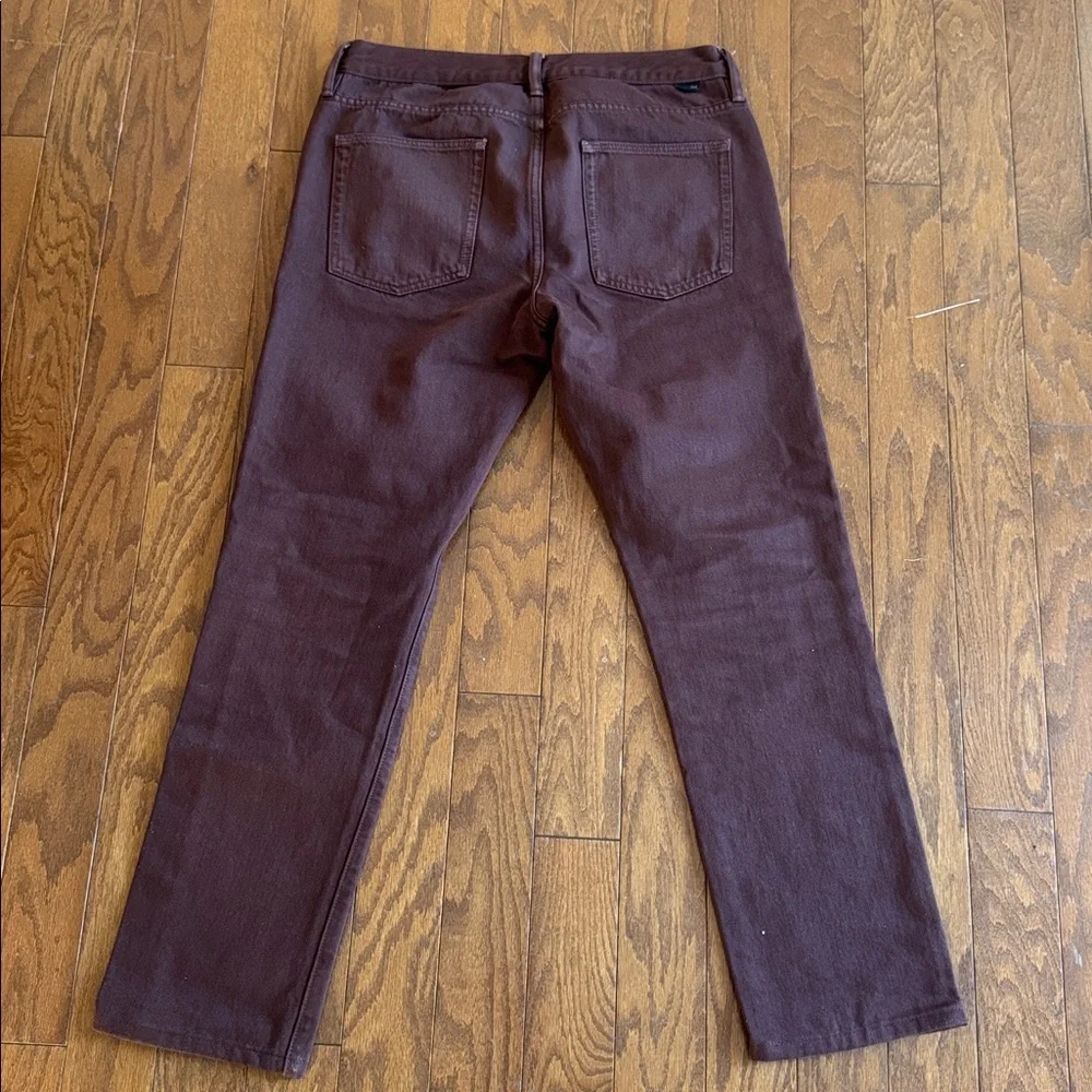 Outerknown SEA Jeans Men’s 31 X 29‎ Organic Cotton Tapered Brown Casual Workwear